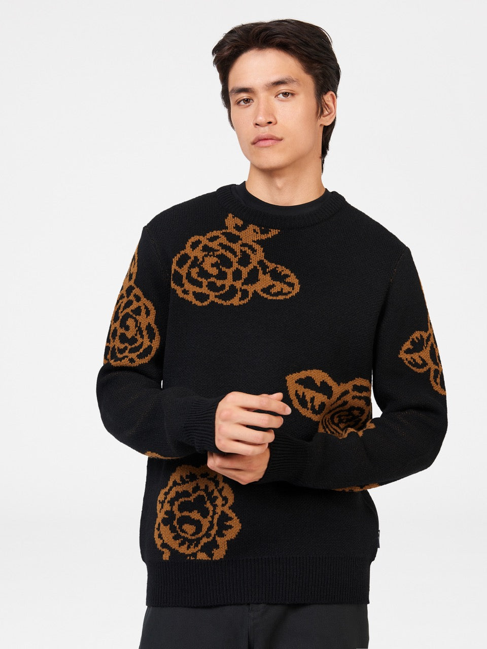 Knitwear Ben Sherman Winter Floral Noir | OMA-43059897